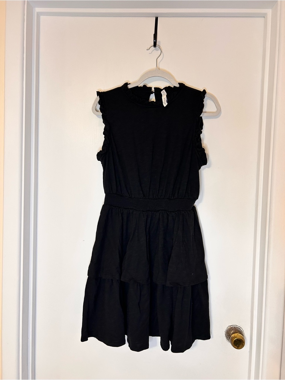 Torrid Black Belle+Isle Label Tiered Mini Dress